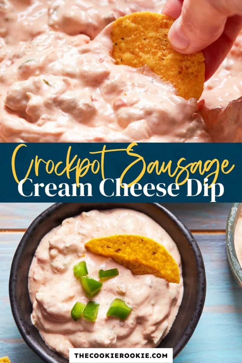 sausage cream cheese dip pinterest