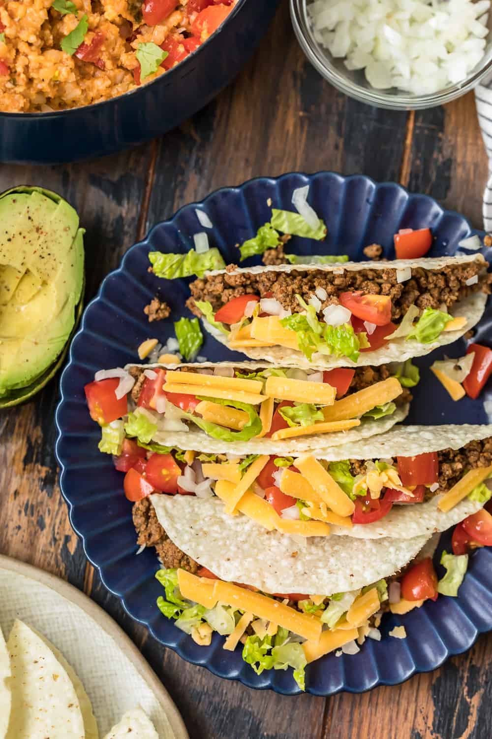 tacos and avocados