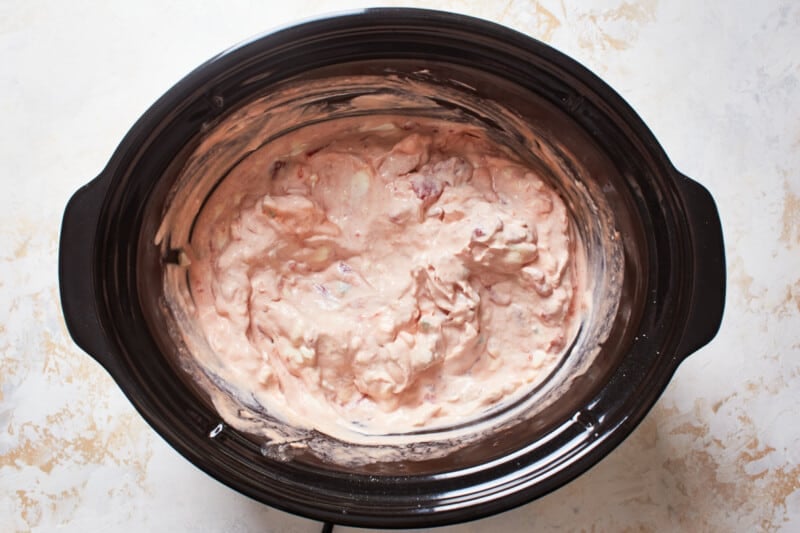 how to make crockpot sausage cream cheese dip