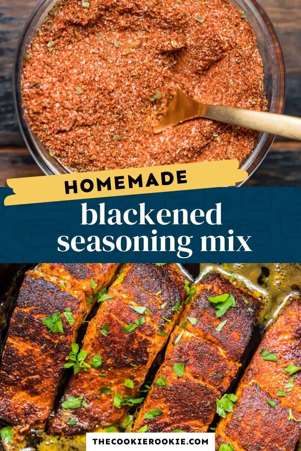 blackened seasoning mix pin image
