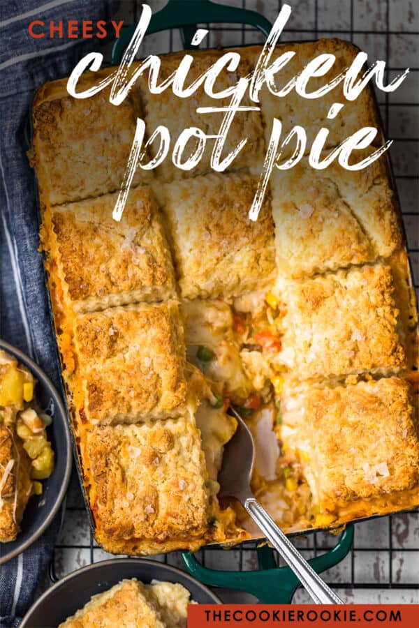 chicken pot pie pinterest image