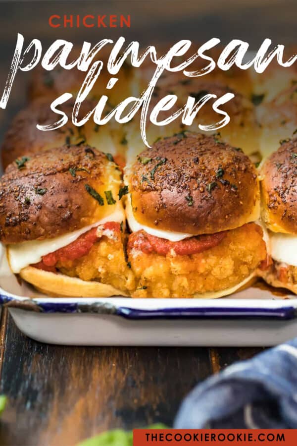 chicken parmesan sliders pinterest image