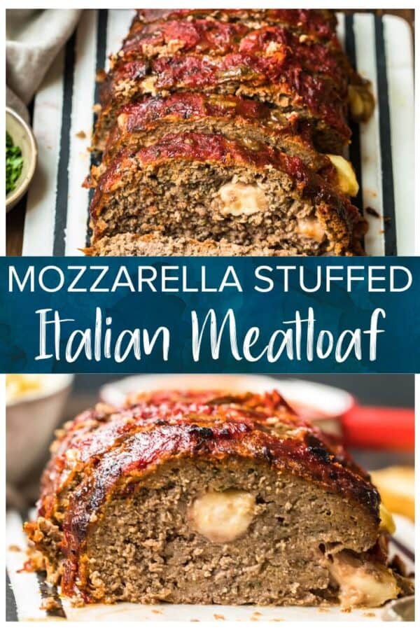 Mozzarella Stuffed Meatloaf (Italian Meatloaf) (VIDEO)