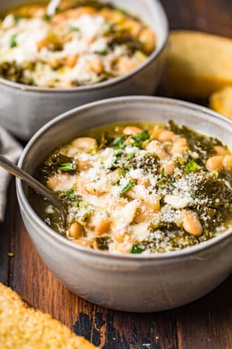 Parmesan and White Bean Soup Recipe - The Cookie Rookie®