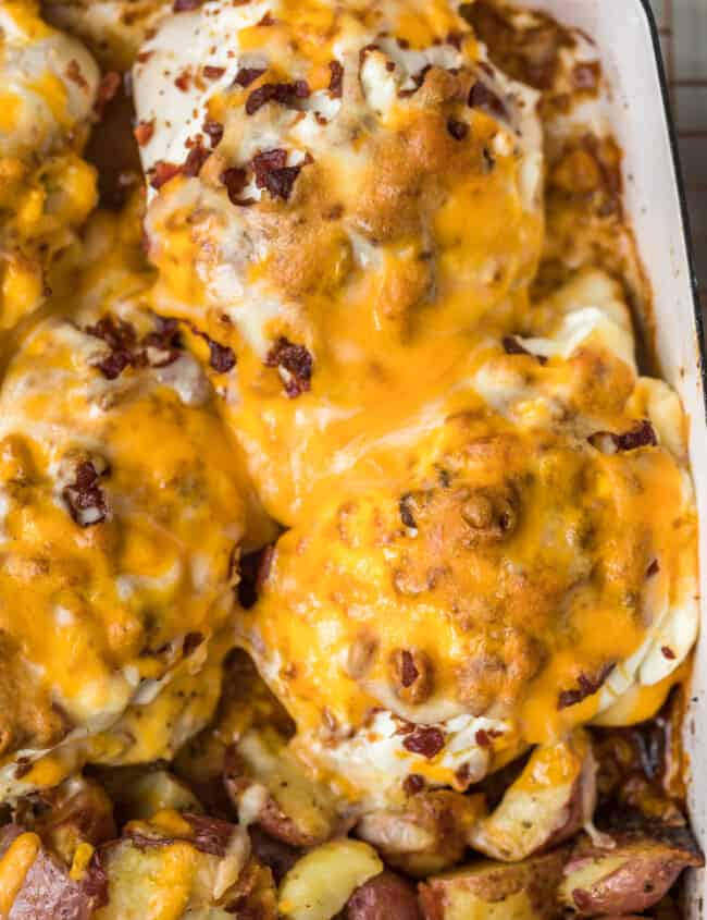 cheesy bacon crusted chicken