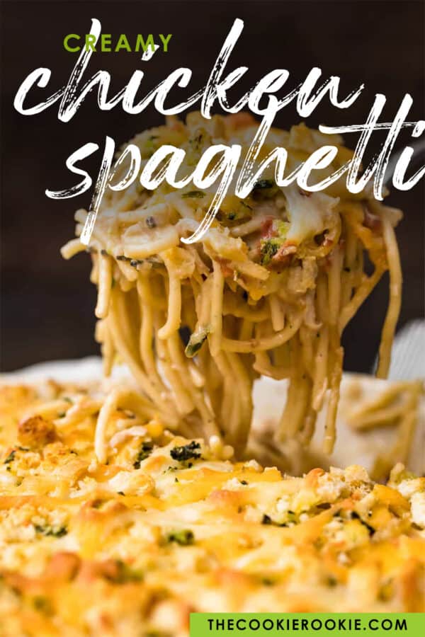 chicken spaghetti pinterest image