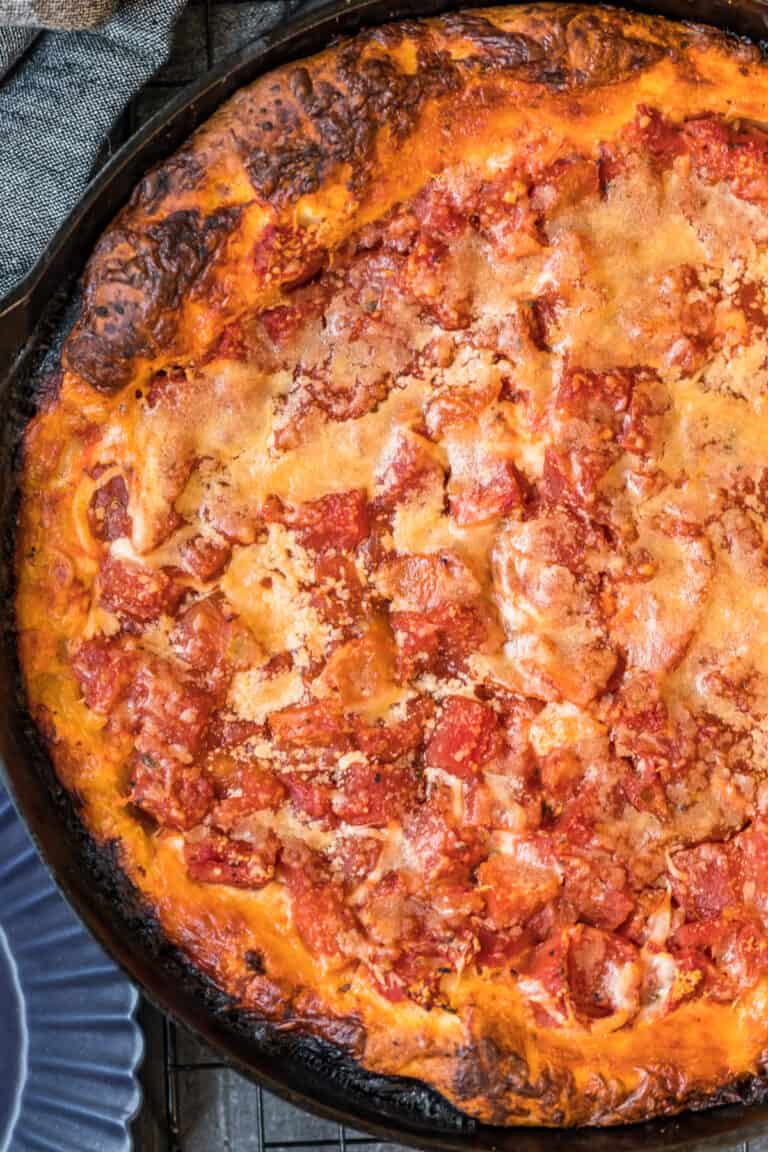 Deep Dish Pizza (How to Make Deep Dish at Home) The Cookie Rookie®