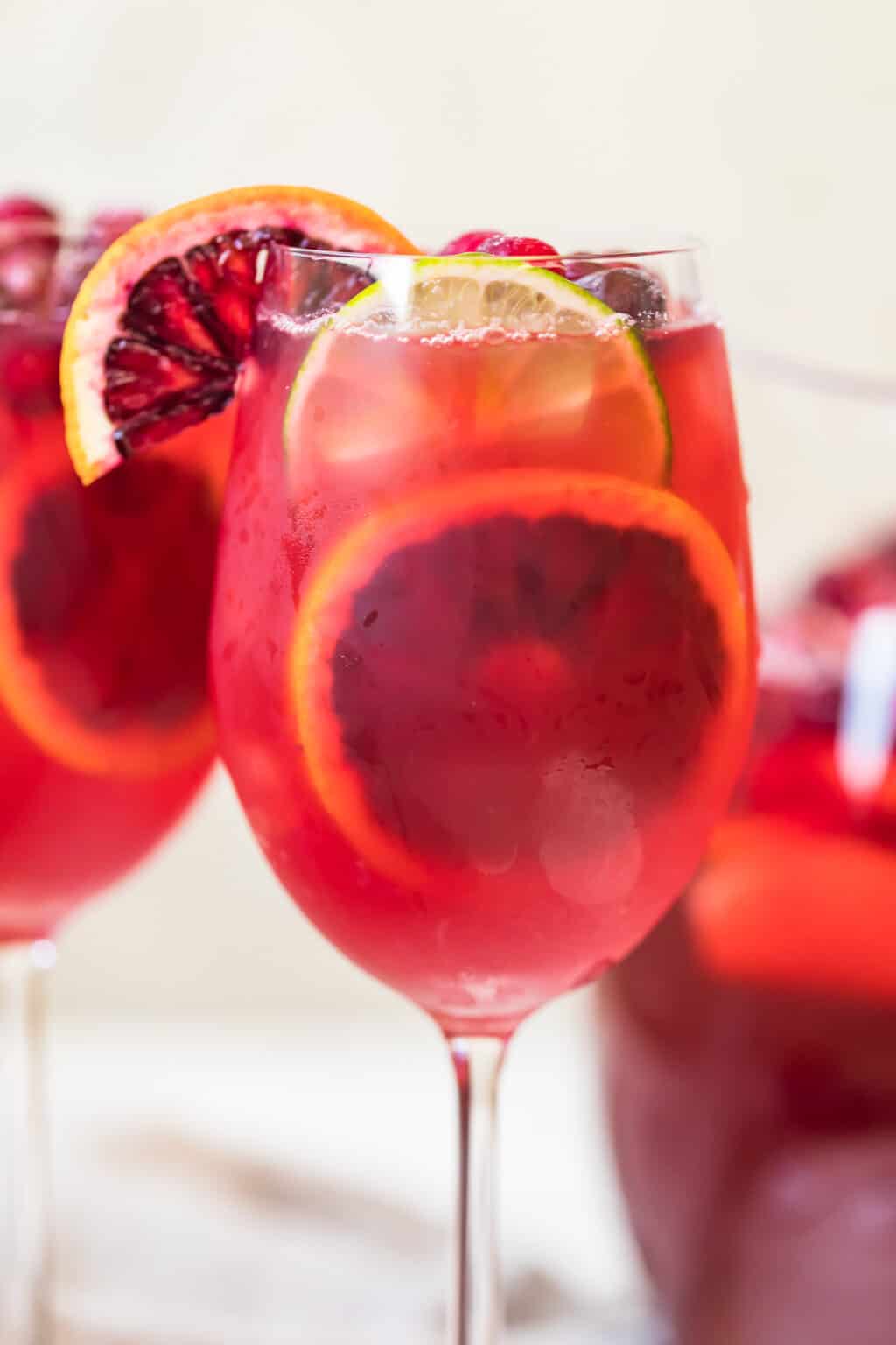 Cranberry Blood Orange Non Alcoholic Sangria (Mock Sangria) Recipe