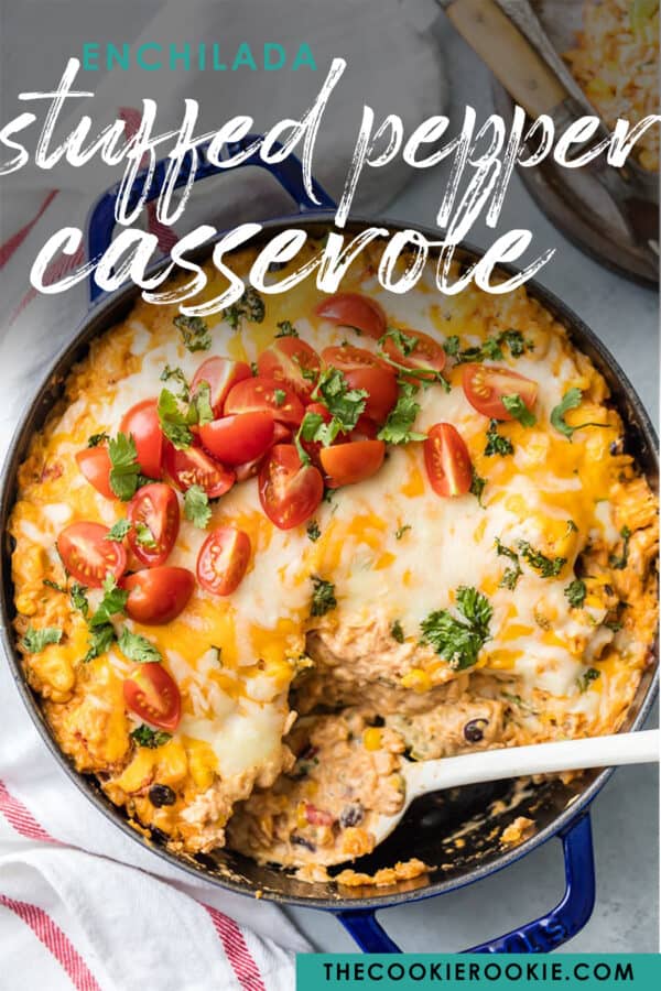 stuffed pepper casserole pinterest image
