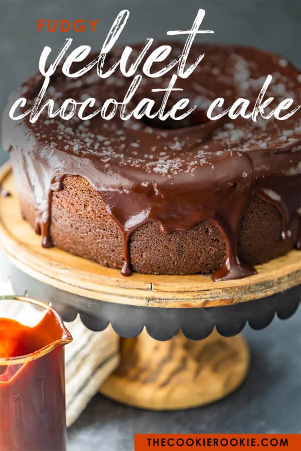 velvet chocolate cake pinterest image
