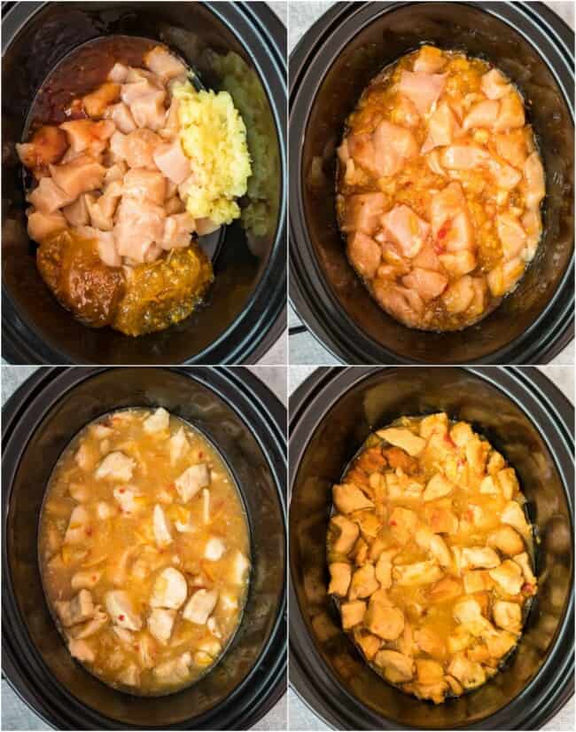CrockPot Sweet and Sour Chicken (4 Ingredient Meal) Recipe The