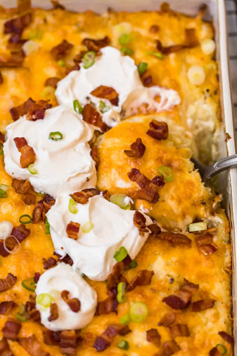 Loaded Hash Brown Potato Casserole Recipe The Cookie Rookie®
