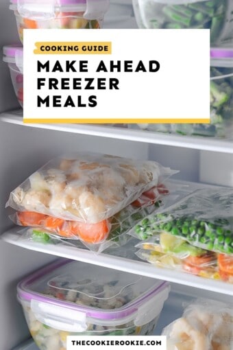 92+ Easy Freezer Meals to Make Ahead of Time - The Cookie Rookie®