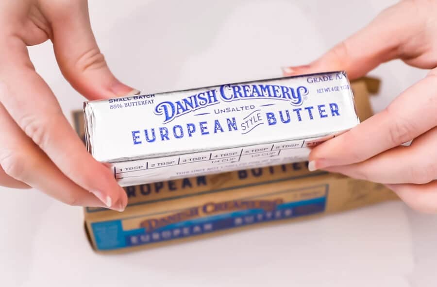 picture of unopened danish creamery butter