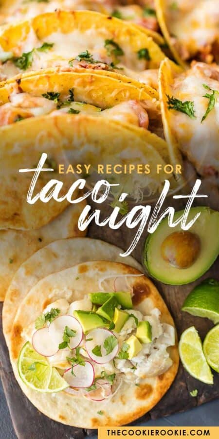 taco night guide pinterest collage