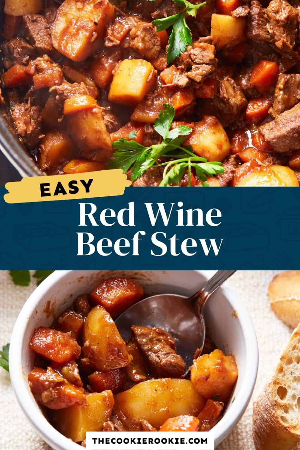Dutch Oven Beef Stew with Red Wine Recipe The Cookie Rookie®