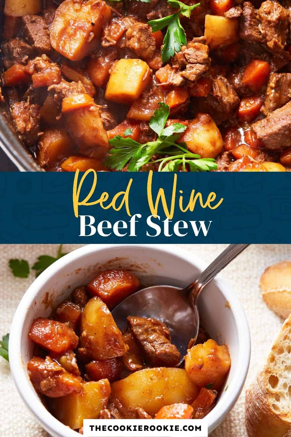 Dutch Oven Beef Stew with Red Wine The Cookie Rookie®