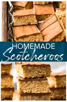 homemade scotcheroos pinterest collage