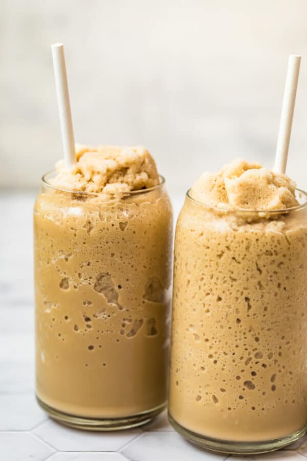 two bulletproof coffee smoothies