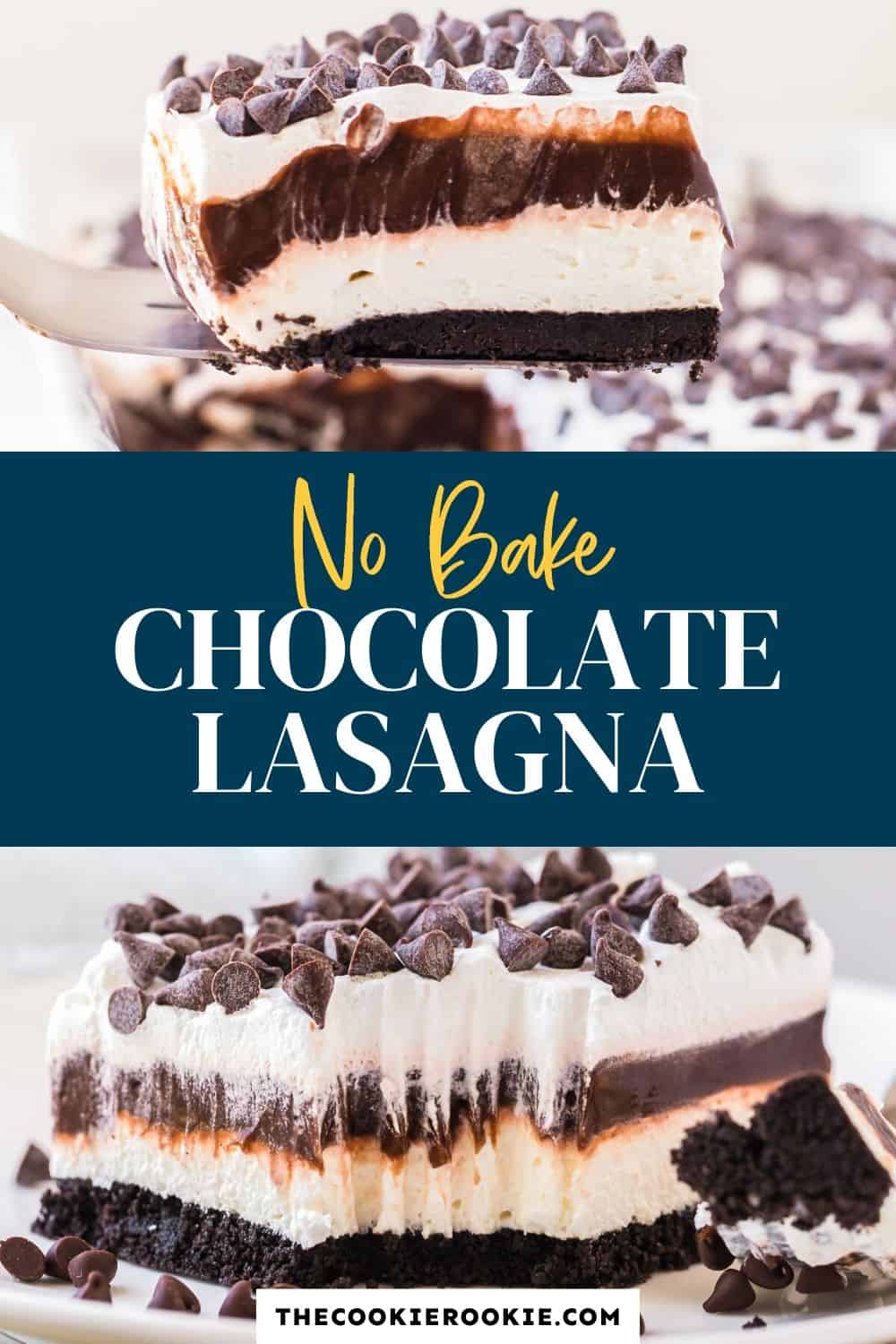 Chocolate Lasagna Recipe The Cookie Rookie®