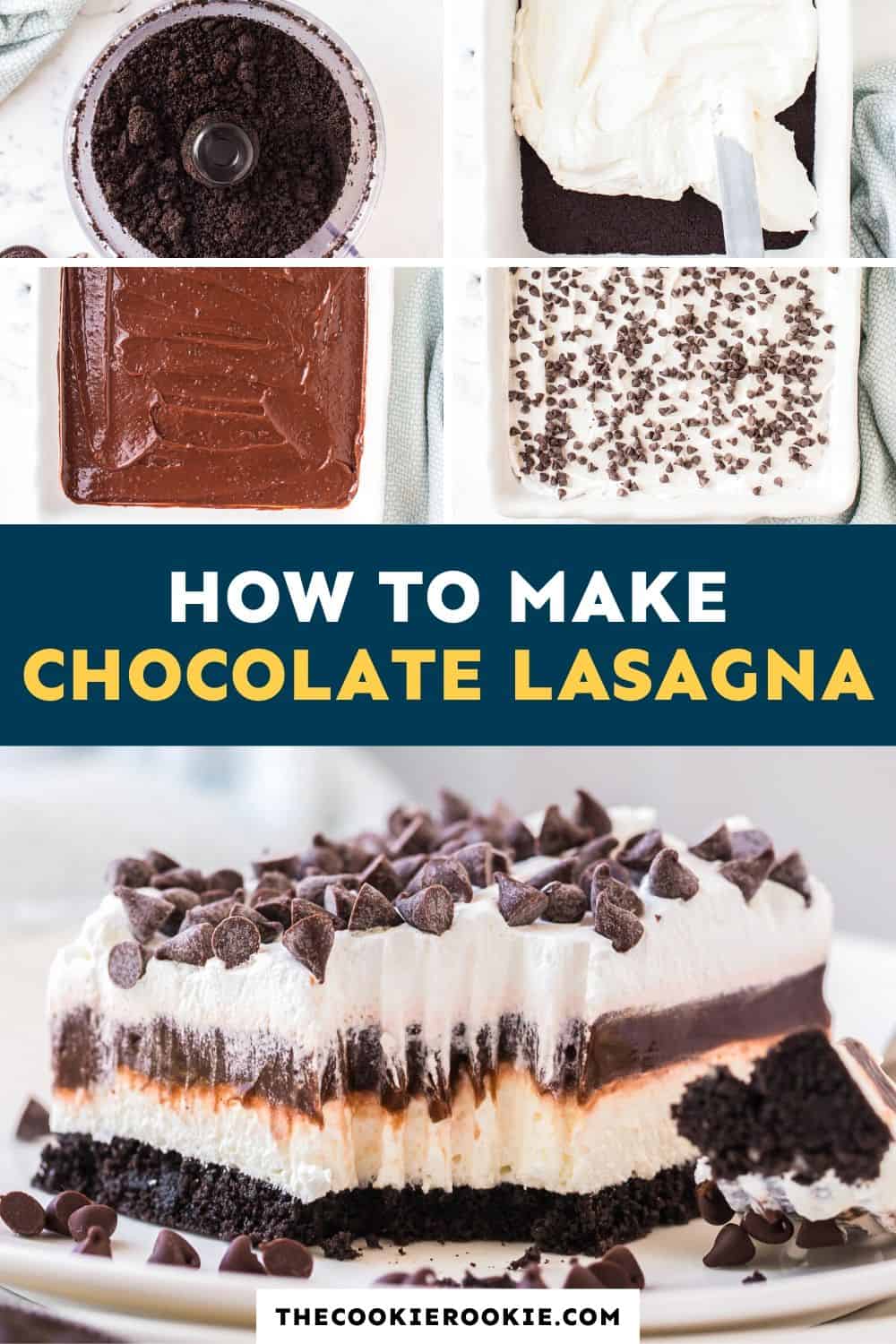 Chocolate Lasagna Recipe The Cookie Rookie®