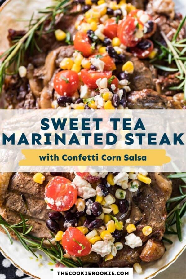 sweet tea marinated steaks pinterest
