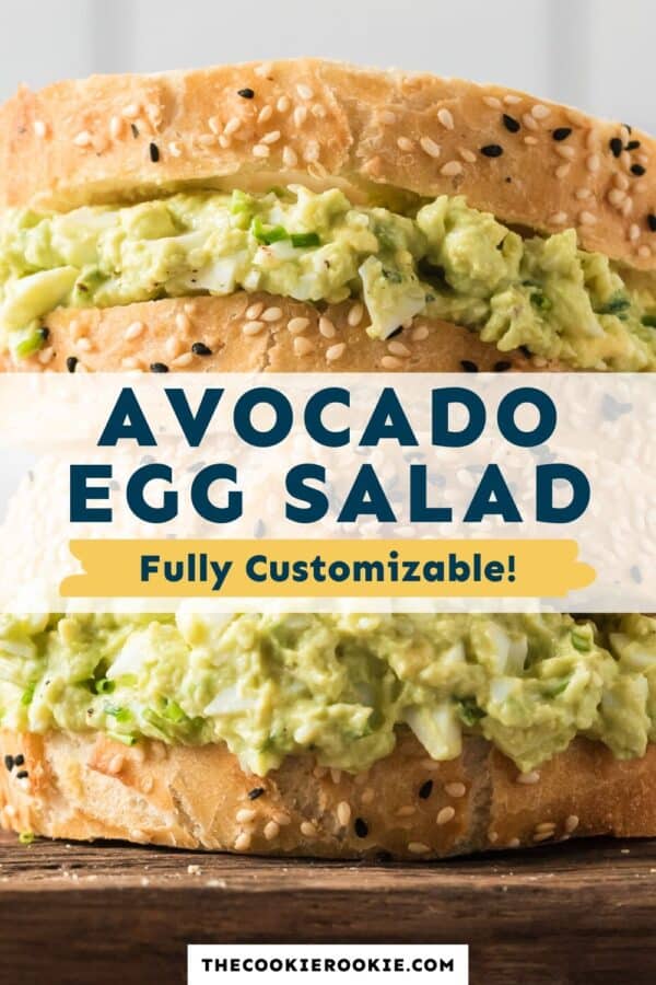 avocado egg salad pinterest collage