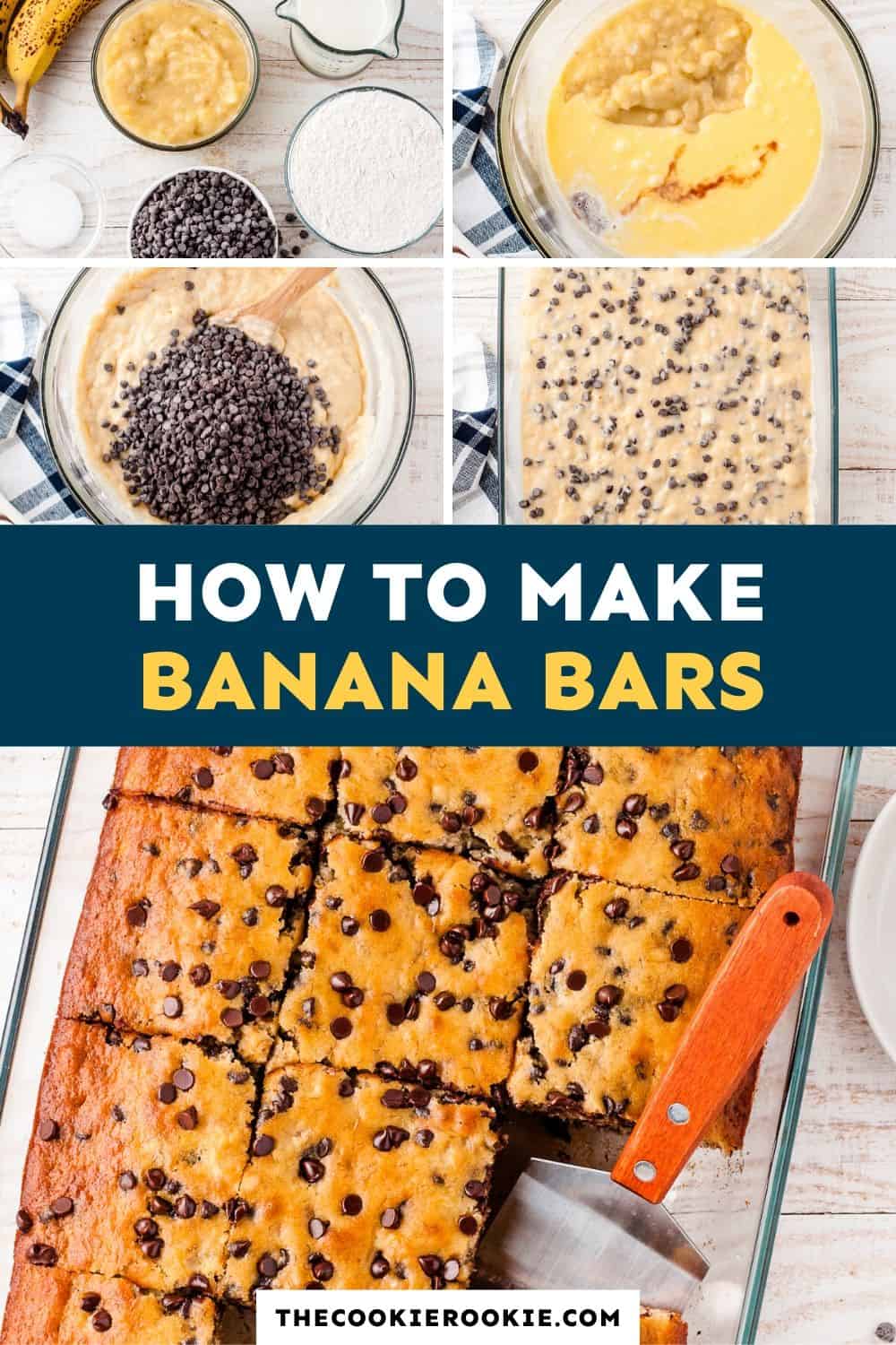 Chocolate Chip Banana Bars Recipe The Cookie Rookie®