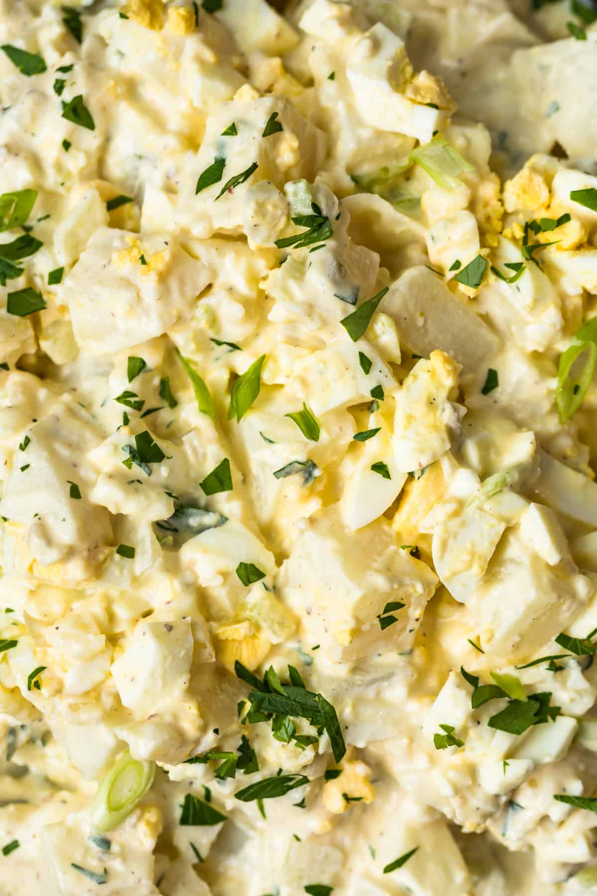 up close image of potato salad