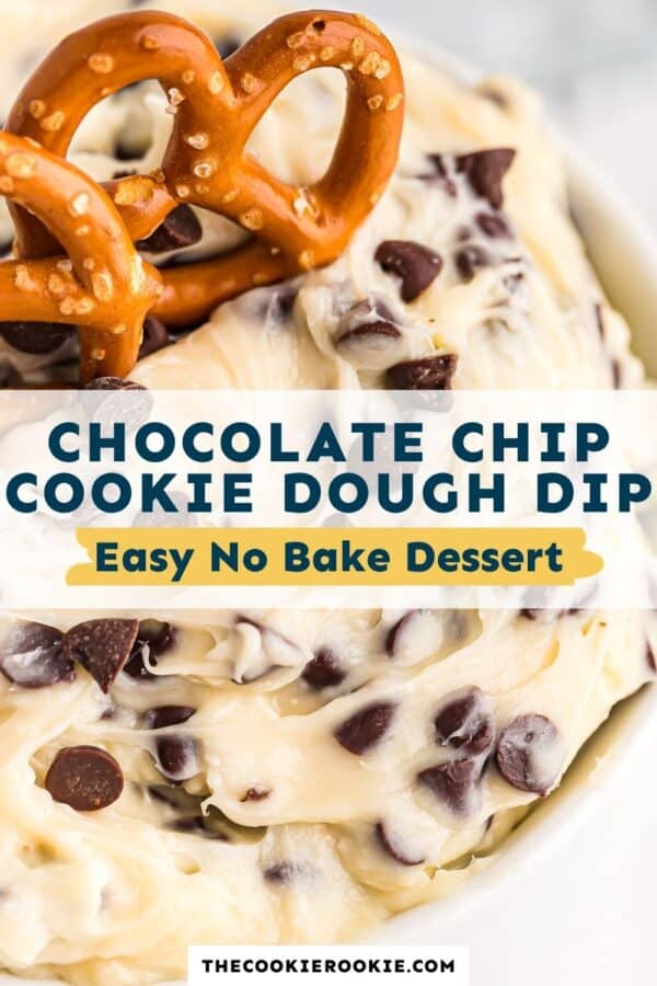 cookie dough dip pinterest collage