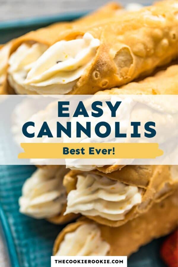 easy cannolis pinterest