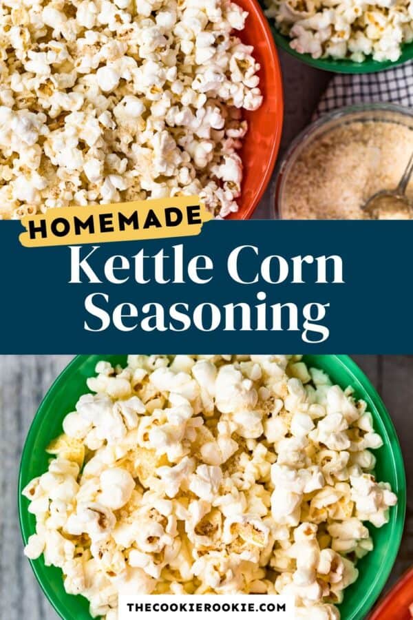 homemade kettle corn seasoning pinterest