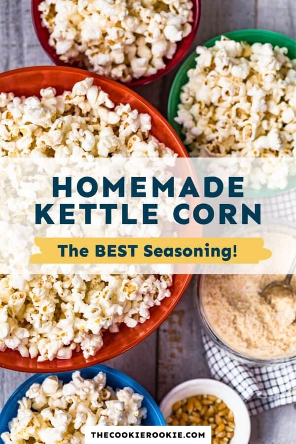 homemade kettle corn seasoning pinterest