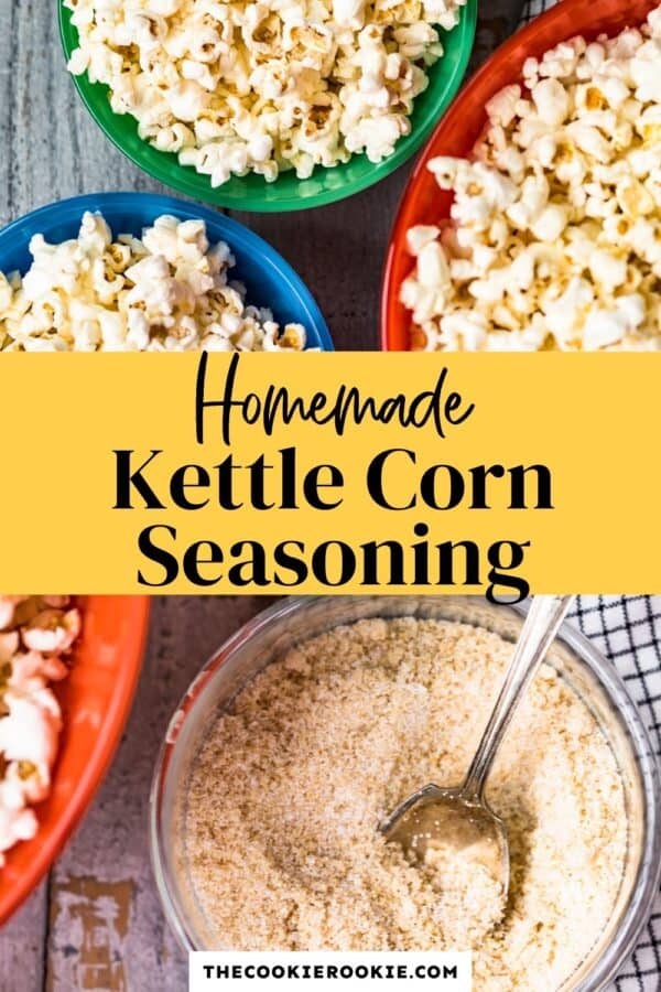 homemade kettle corn seasoning pinterest