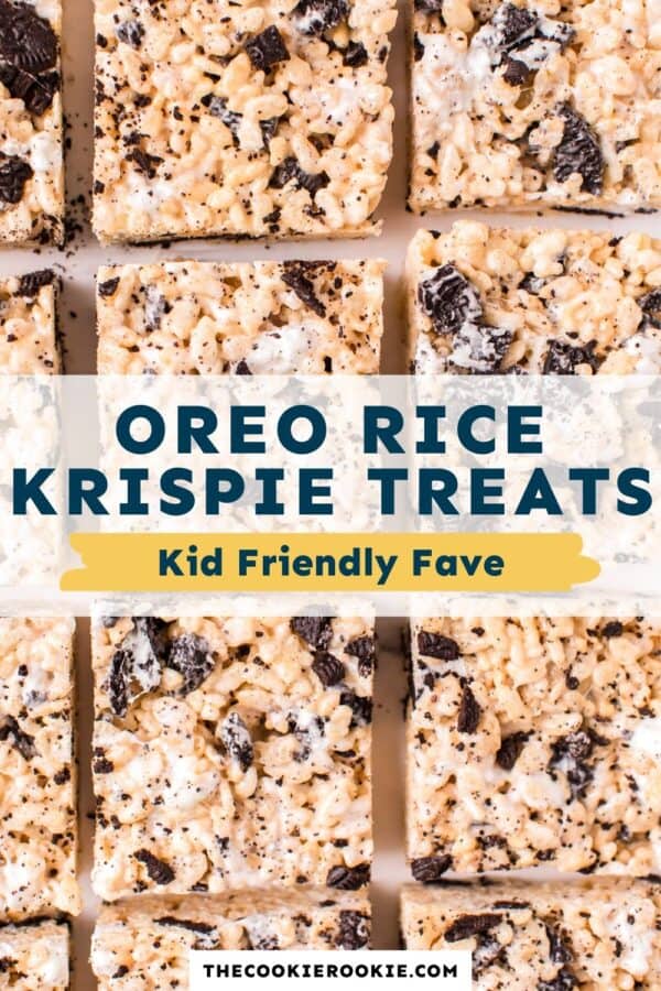 oreo rice krispie treats pinterest collage