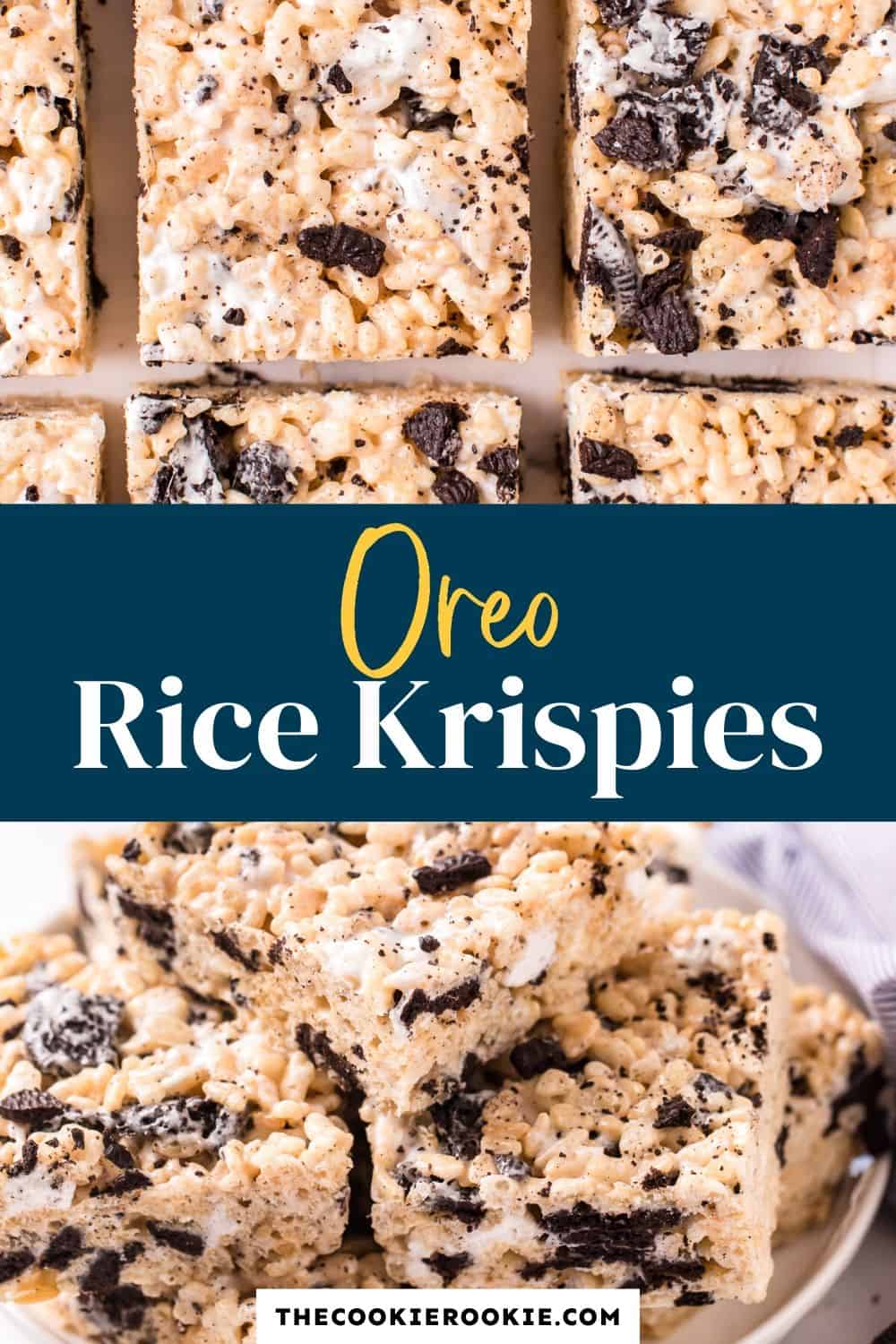 Oreo Rice Krispie Treats Recipe The Cookie Rookie®