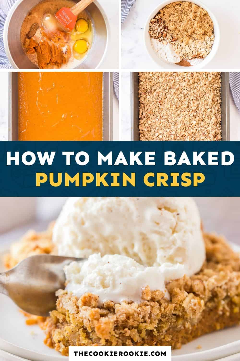 Pumpkin Crisp Recipe - The Cookie Rookie®