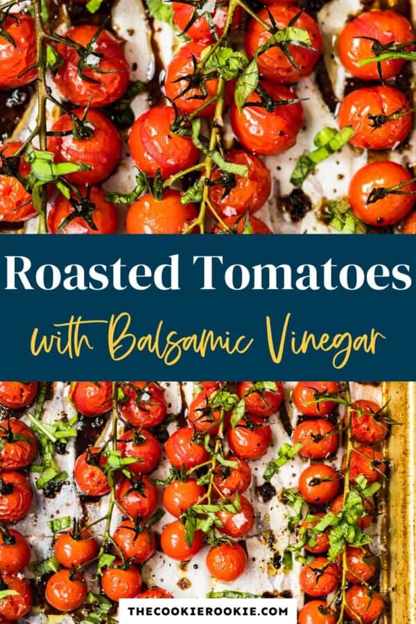 roasted tomatoes with balsamic pinterest