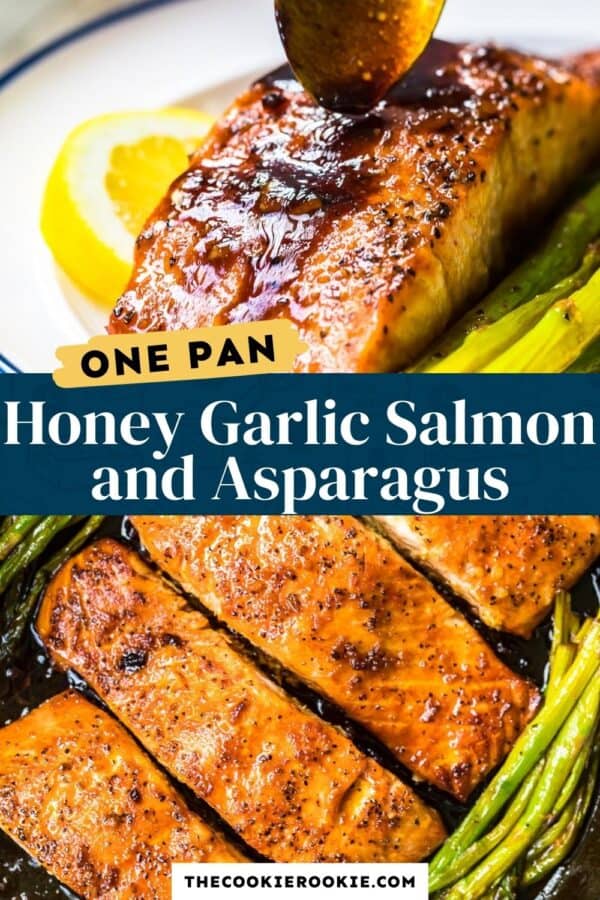 honey garlic salmon and asparagus pinterest