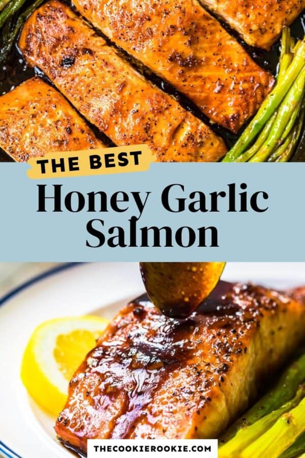honey garlic salmon and asparagus pinterest
