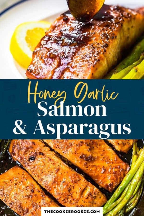 honey garlic salmon and asparagus pinterest