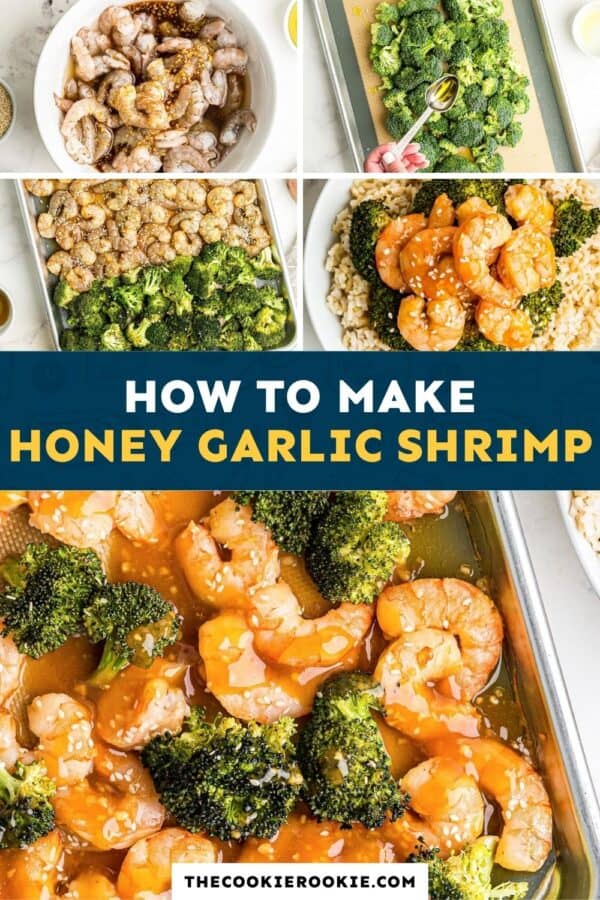 honey garlic shrimp and broccoli pinterest