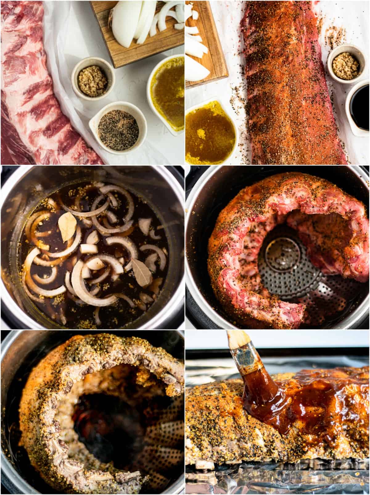 step by step photos of how to make instant pot ribs