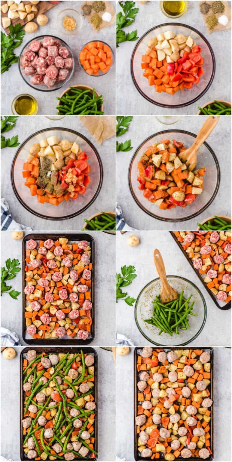 Italian Sausage Sheet Pan Dinner Recipe - The Cookie Rookie®