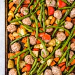 Italian Sausage Sheet Pan Dinner