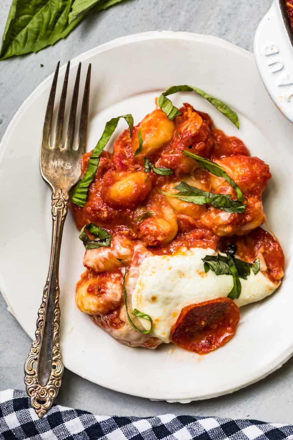 Pepperoni Pizza Gnocchi Bake Recipe The Cookie Rookie®