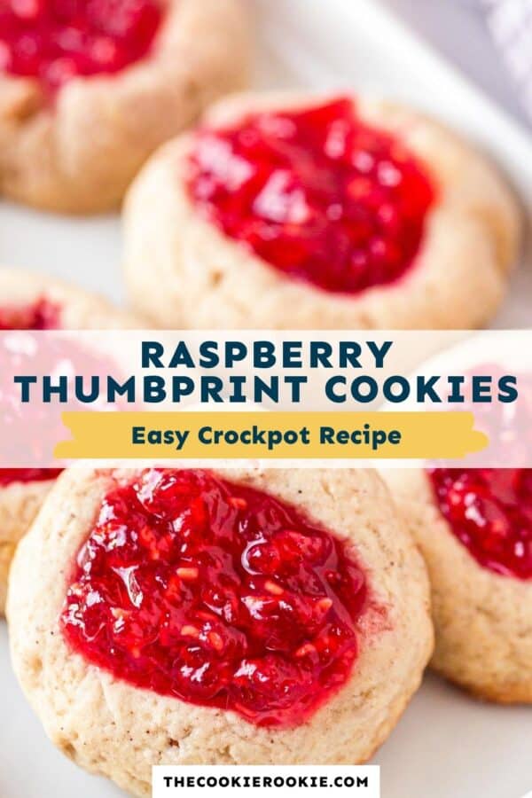 raspberry thumbprint cookies pinterest