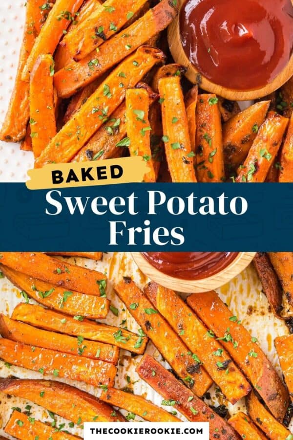 sweet potato fries pinterest collage