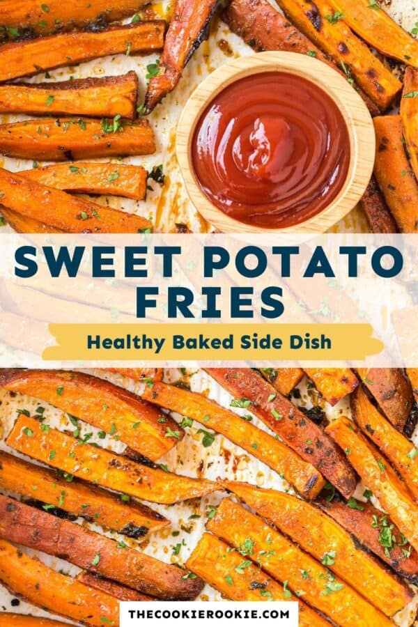 sweet potato fries pinterest collage