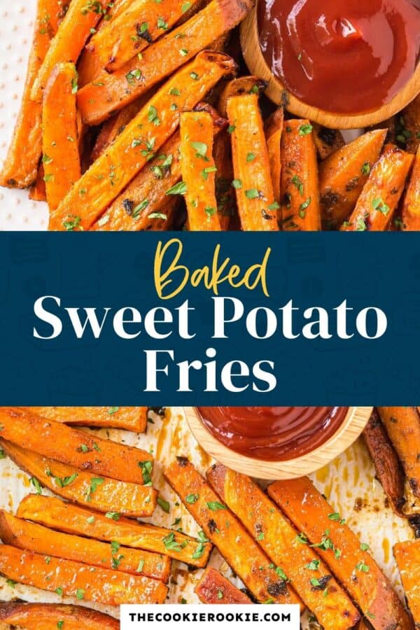 sweet potato fries pinterest collage
